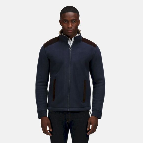 Regatta Professional Mens Full Zip Fleece Jacket / Navy - Picture 2 of 8